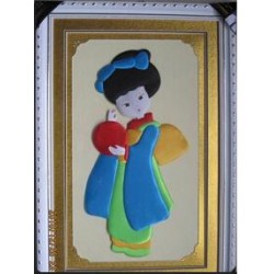 上等立體粘貼畫布娃娃系列，信譽好的立體粘貼畫由匯然貿(mào)易提供