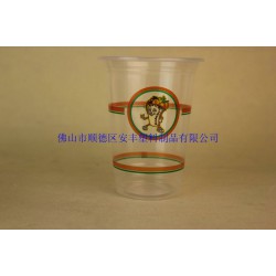 廣東安豐500ml一次性奶茶杯，珍珠奶茶杯定做（PP）