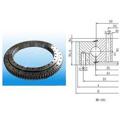 洛陽松瑞機(jī)械供應(yīng)值得信賴的輕型系列回轉(zhuǎn)支承（薄型）外齒式，輕型系列回轉(zhuǎn)支承（薄型）外齒式價(jià)格