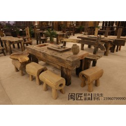 卓越的古船木家具廠家在廣東，廠家批發(fā)古船木家具