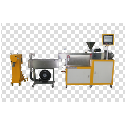 生產(chǎn)現(xiàn)實(shí)驗(yàn)單螺桿擠出造粒機(jī)組 傳動(dòng)、喂料、冷卻系統(tǒng)整機(jī)組