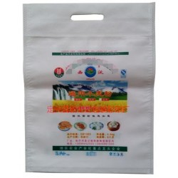 無(wú)紡布面粉袋廠家直銷定做手提式無(wú)紡布面粉袋小米袋
