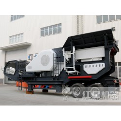 高效率、低成本—車載一體移動石料破碎機
