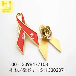 艾滋病徽章，紅絲帶徽章，愛心胸針，慈善機構(gòu)襟章