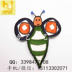 刺繡徽章、肩章、卡通刺繡圖案、水溶繡花