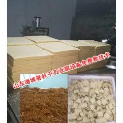 哪里有切絲不斷的千頁豆腐切絲機，一次成型千頁豆腐切絲機
