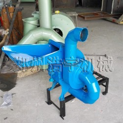 農(nóng)用花生秧秸稈粉碎機小型飼料揉絲機現(xiàn)貨供應