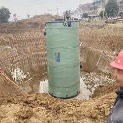 室外排污一體化預(yù)制泵站 玻璃鋼材質(zhì) 智能控制