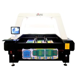 廣州數(shù)碼印花針織珠片視覺定位激光切割機(jī)