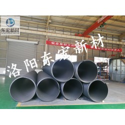 三門峽鋼帶增強(qiáng)聚乙烯螺旋波紋管廠家，DN800排污鋼帶波紋管