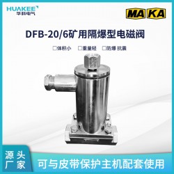 DFB-20/6礦用隔爆型電磁閥 皮帶保護井下降塵降溫滅火